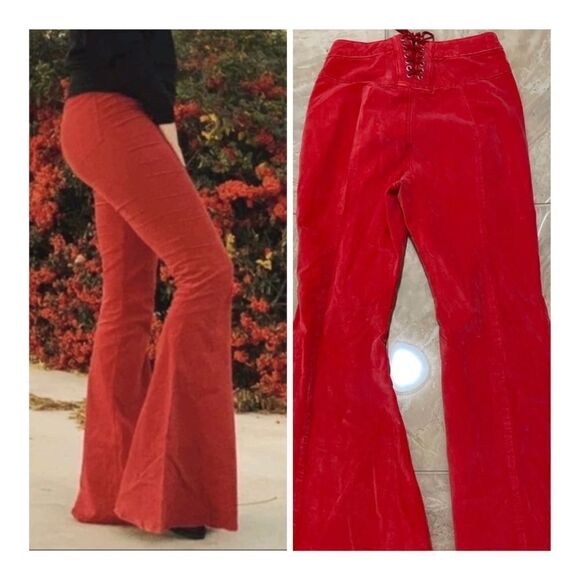 NWOT We The Free curvy lace up pants size 27 - Picture 1 of 10